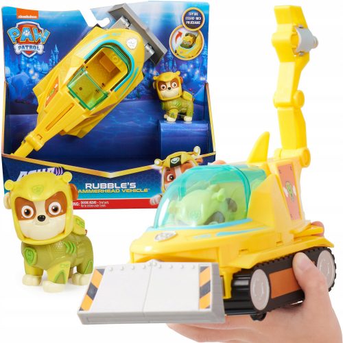  Paw Patrol Aqua vozilo s figuro Rubble