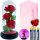 LED VALENTINOVO DARILO ETERNAL ROSE GLASS