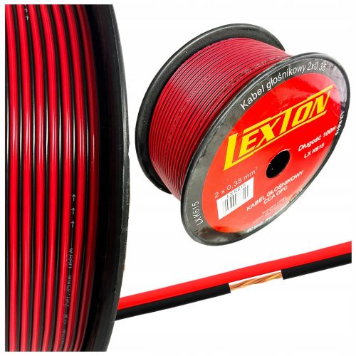 Lexton LXK615 žični kabel za zvočnik 100m 2x0,35