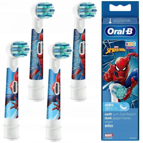  Glave zobne ščetke Oral-B Spiderman, 4 kosi