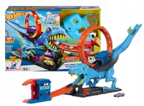  Igralni set Hot Wheels City T-Rex Loop + avto HKX42