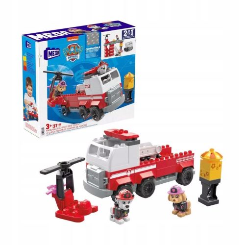  Večnamenski gasilski vodni stolp Mega Bloks Paw Patrol Marshall