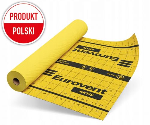 Eurovent parna zaščitna folija 50 x 1,5 x 0,5 mm 90 g/m²