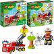  LEGO Duplo 1096969 Lego Duplo Auto Gasilsko vozilo Avto Igrača Avto Velike kocke za 2-3 letnike