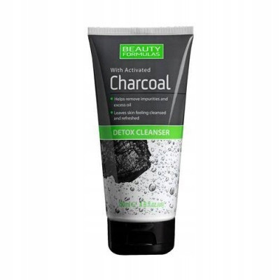  Beauty Formulas Charcoal Detox Cleanser čistilni gel za obraz z aktivnim ogljem 150 ml