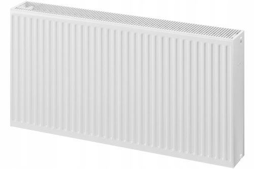 Mexen 3735 W jekleni panelni radiator, bel, 1600 x 600 x 163 mm - stranski priključek