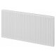 Mexen 933 W jekleni panelni radiator, bel, 1000 x 600 x 163 mm - stranski priključek