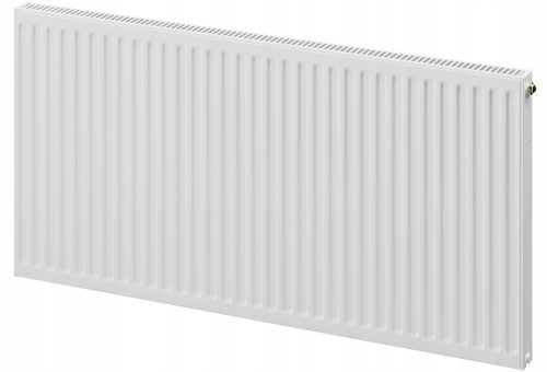 Mexen 637 W jekleni panelni radiator, bel, 800 x 500 x 163 mm - spodnji priključek