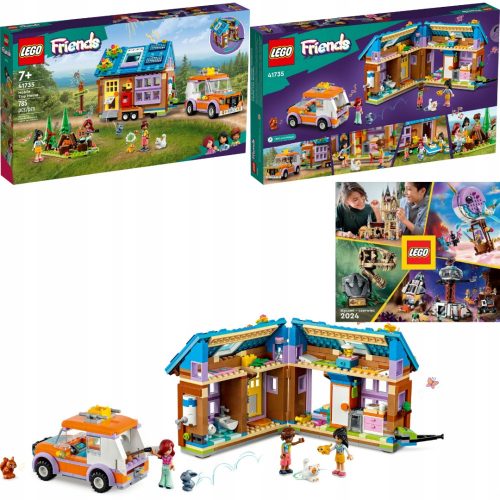  LEGO Friends 41735 Mobilna hiška + LEGO KATALOG 2024 NOVO