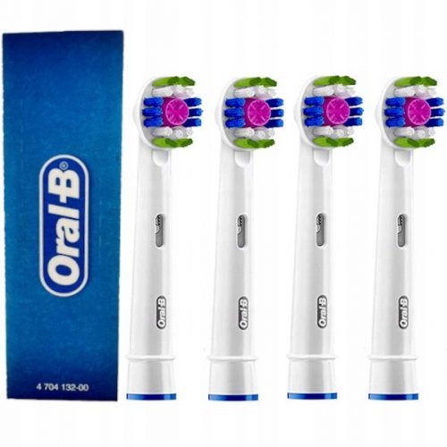  Glave električne zobne ščetke Oral-B 3D White, 4 kosi