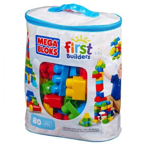  Mega Bloks Klocki Mega Bloks 80 kosov modra torba