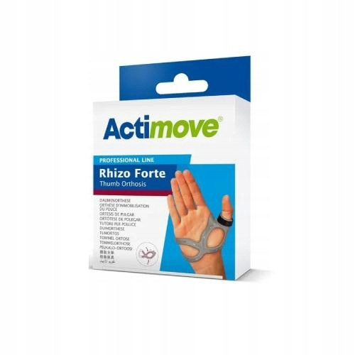  Actimove Professional Line Opornica za palec velikost L (levo) siva, 1 kos.