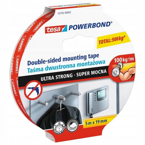  Tesa Powerbond dvostranski montažni trak 19 mm x 5 m