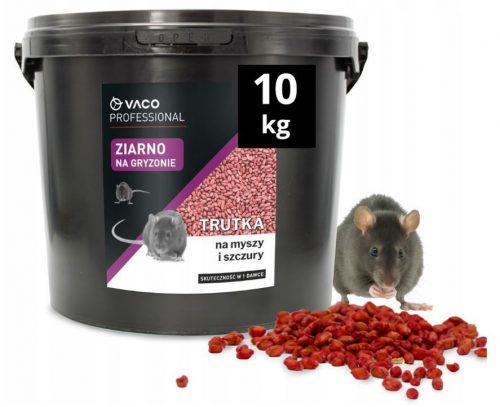  VACO PROFESSIONAL Žitni strup za miši in podgane (vedro) - 10 kg