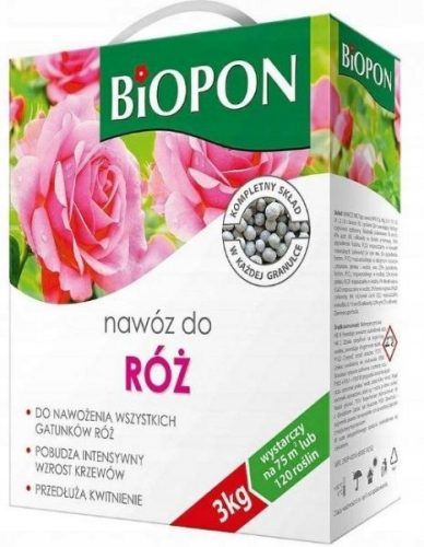  Večkomponentno gnojilo Biopon granule 3 kg 3 l