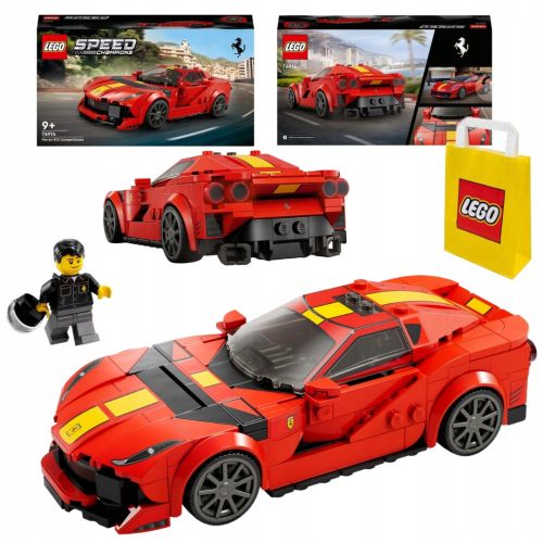  LEGO Speed Champions 76914 Ferrari 812 Competizione + LEGO 6315794 VP PAPIRNA VREČKA VELIKA 45X48X17 TE