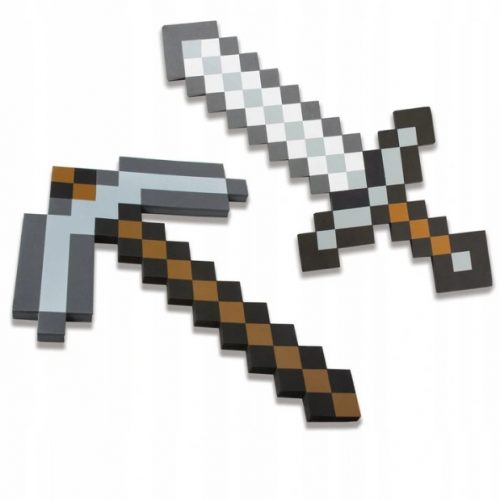  MINECRAFT IRON SWORD + IGRAČA FIGURICA PICKCASE