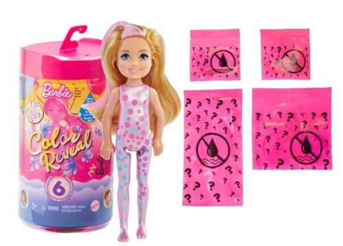  Punčka Mattel Barbie Color Reveal Chelsea GTT26 GWC62