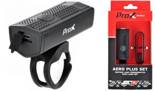  Prox AERO PLUS SET luč za kolo 400 lm USB