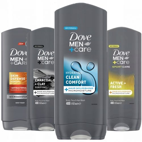  Dove Men Care Gel za prhanje MIX SET 4 x 400 ml