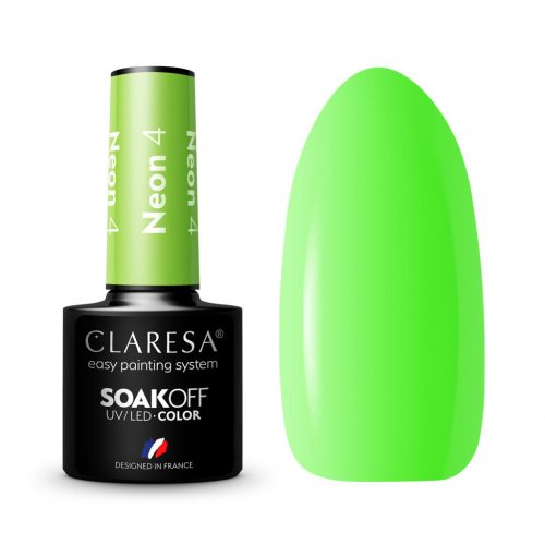  CLARESA NEON GREEN HYBRID POLISH št. 4