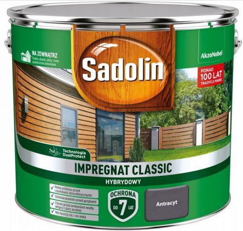  Sadolin Antracit impregnacija za les 9 l