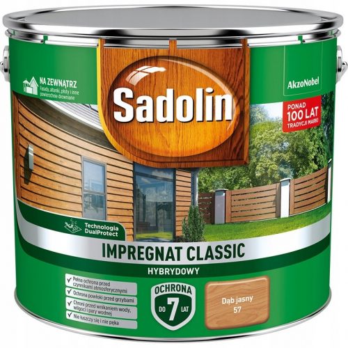  Sadolin Classic impregnacija za les, svetel hrast, 9 l