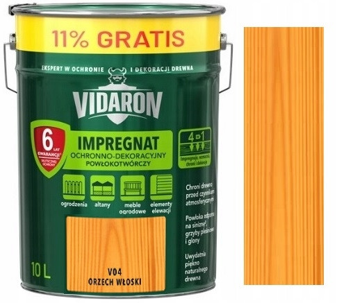  VIDARON Impregnacija Oreh V04 10L