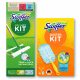  Swiffer Kit Flat Mop Mop 27 cm + Swiffer Duster Kit s 4 rezervnimi deli