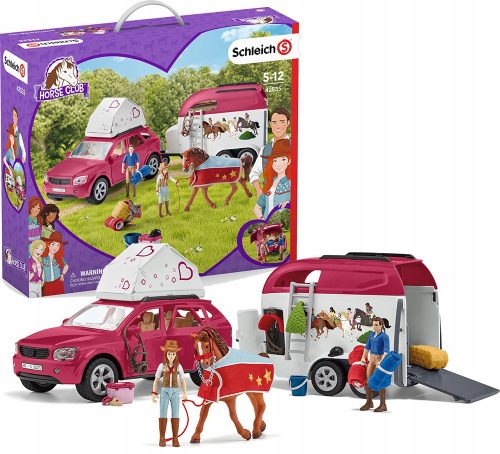  Pustolovščina z avtomobilom in prikolico Schleich 42535