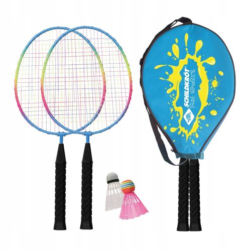 Schildkrot Badminton Set Junior loparji s loparjem + Vodič za zdravo življenje MASTERSPORTS