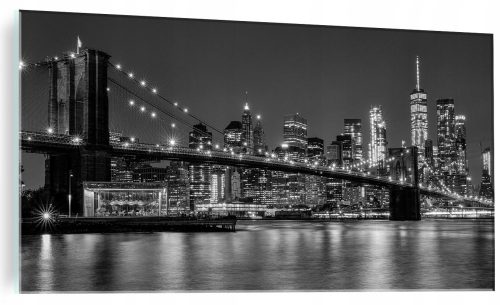 Steklena slika za dnevno sobo Brooklyn Bridge YORK 100x50