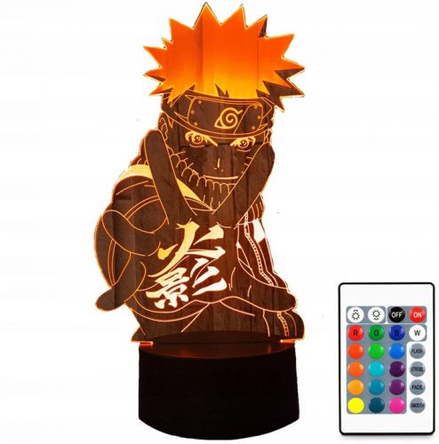  3D LED SVETILKA NARUTO UZUMAKI ANIME MANGA NINJA USB