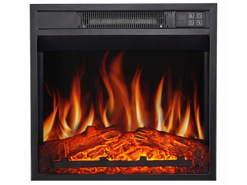 Vgradni kamin s funkcijo ogrevanja, električni ArtiFlame črn 1800 W 45,7 x 43,5 x 12,8 cm