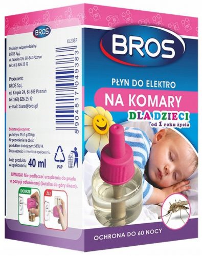  Bros tekočina proti komarjem 0,075 kg 40 ml