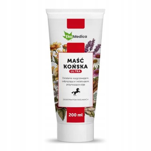  EkaMedica mazilo za mišično-skeletne bolečine Konjsko mazilo 200 ml 250 g