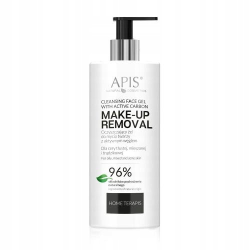  Apis Natural Cosmetics 300 ml čistilni gel za umivanje obraza z aktivnim ogljem