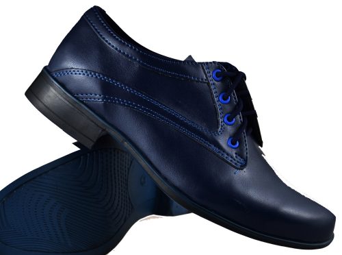  Communion čevlji POLJSKI COPATI Communion Leather Boy Navy blue velikost 31 za dečke