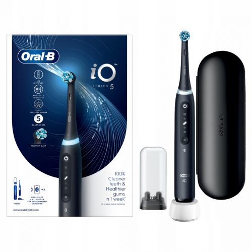  Oral-B iO 5 Black električna zobna ščetka