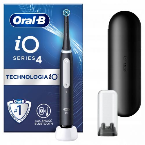  Oral-B iO Series 4 električna zobna ščetka, črna