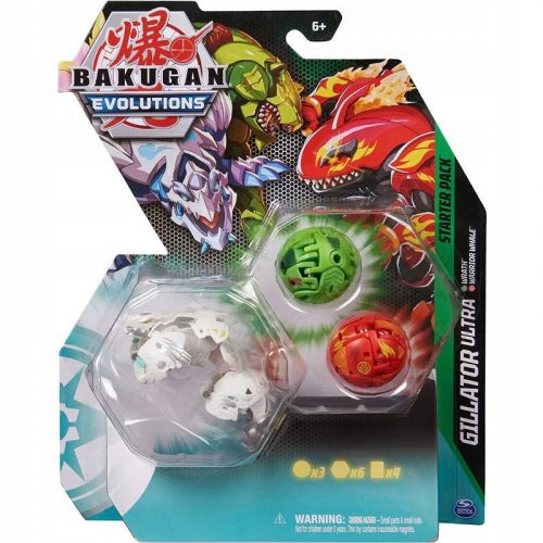  Bakugan Evolutions Gillator Ultra Wrath Warrior Whale začetni set