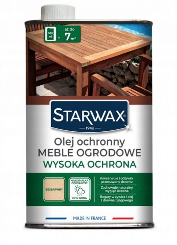  Starwax olje za zaščito lesa 500 ml