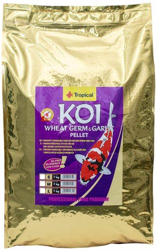  Hrana za ribe Tropical Koi Whet Germ Garlic velikosti M 7 kg