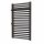 Vodni kopalniški radiator Komex 382 W 430 x 950 mm črn