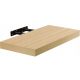  Regal MDF Stilista 100 x 23,5 cm, odtenki rjave