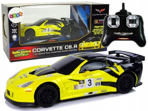  Športni avto R/C 1:24 Corvette Yellow C6.R 2.4 G Ś