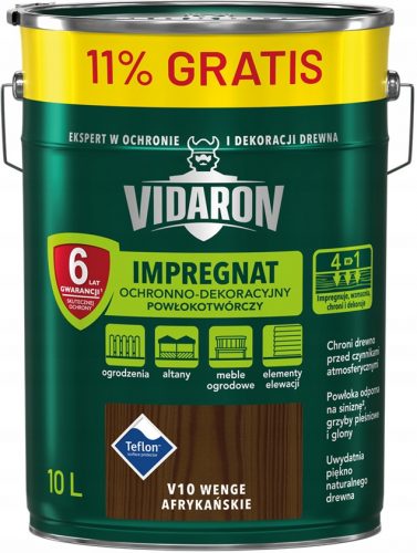  Vidaron V10 impregnacija za les African Wenge 10 l