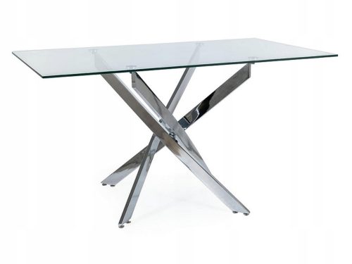  Pravokotna miza Signal Tables 140 x 80 x 75 cm srebrna