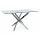  Pravokotna miza Signal Tables 140 x 80 x 75 cm srebrna