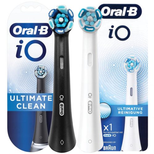  ORAL-B iO ULTIMATE CLEAN CARE BELA ČRNA KONICA